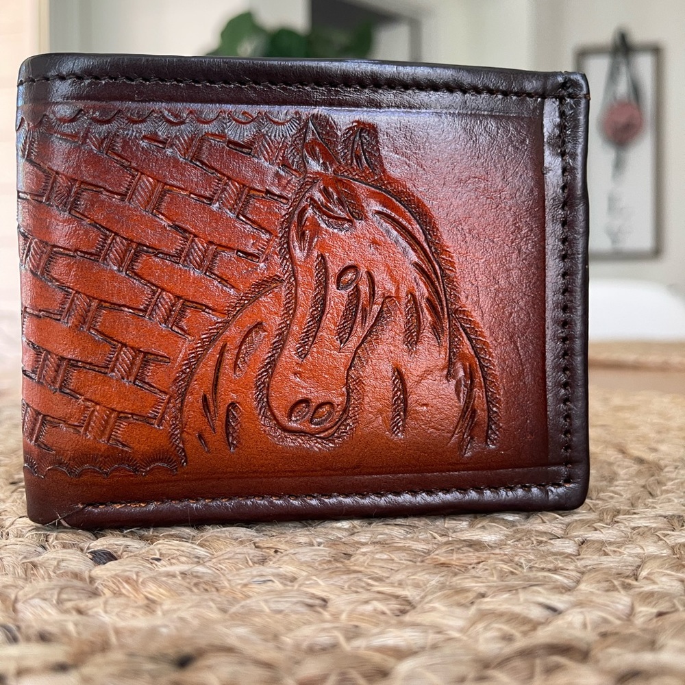 Handmade Mexican Hand Tooled Leather Men's Wallets